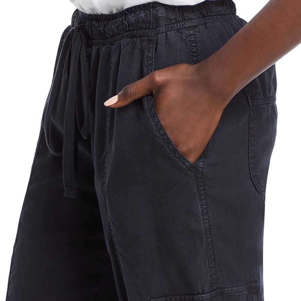 Bella Dahl black lightweight and airy Hoover pants with side pockets - Picture 5 of 9